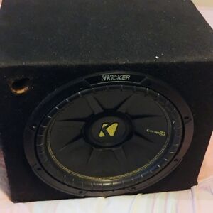 Kickers Black Car Subwoofer